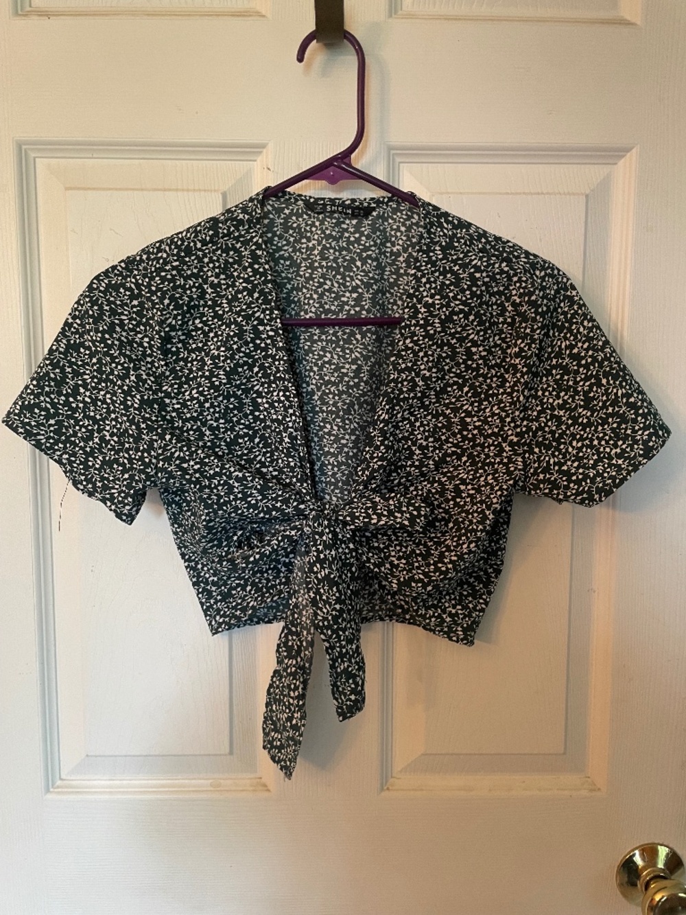 Floral Tie Top